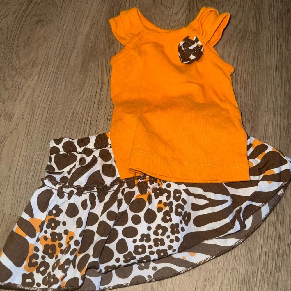 Carter's Orange Baby Outfit